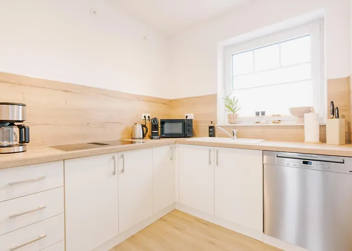 Kuesten Grachten 2 Direkte Wasserlage, Terrasse, 76qm, Neubaugebiet Apartament *